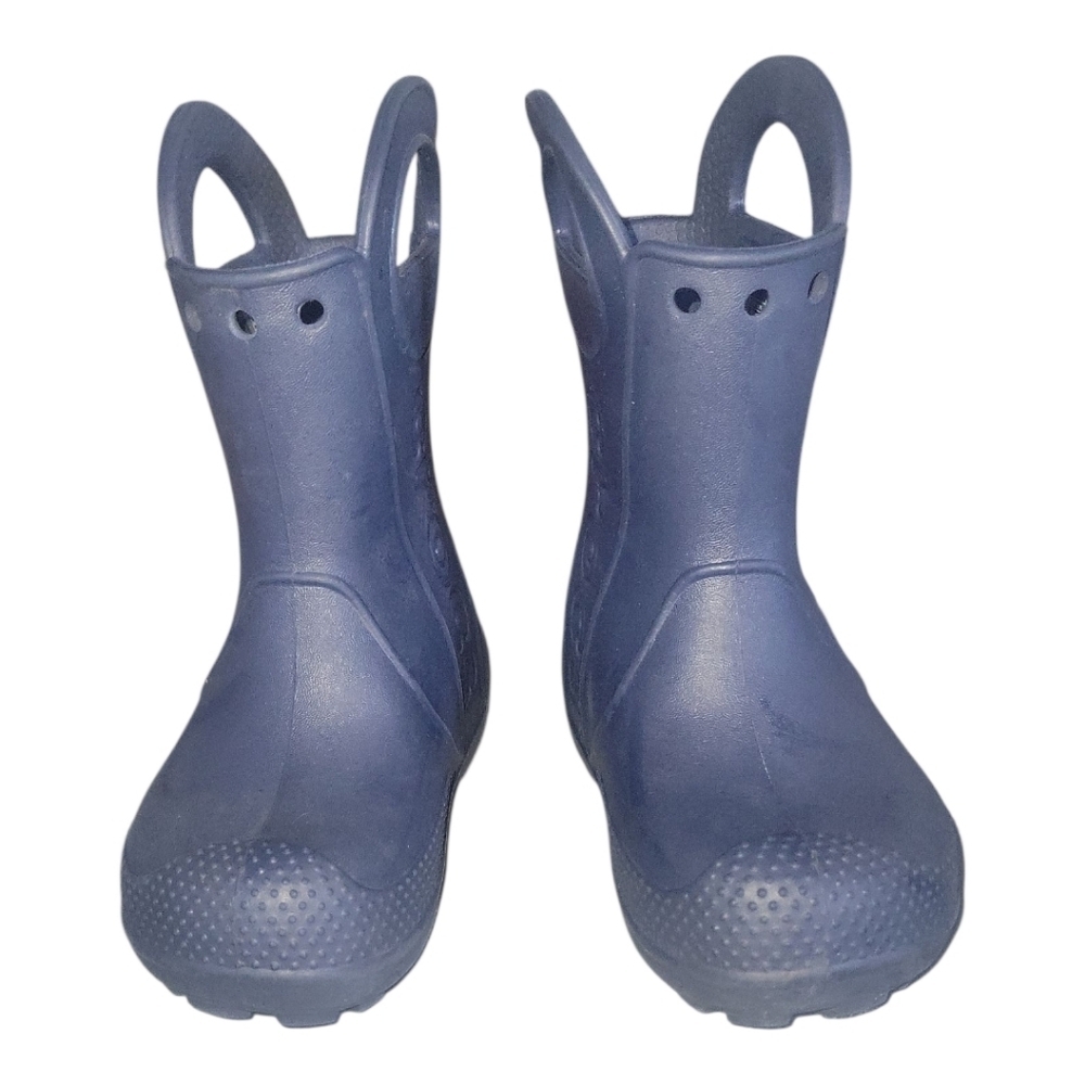 CROCS Navy Kids Handle It  Rain Boots C 8